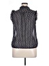 Eyeshadow 100% Polyester Polka Dots Blue Sleeveless Blouse Size XL - photo 2