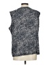 Unbranded Graphic Gray Blue Sleeveless Blouse Size L (estimated) - photo 2
