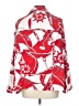 Allison Daley 100% Polyester Print Red Long Sleeve Blouse Size 11 - photo 2
