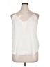 Express 100% Polyester Ivory Sleeveless Blouse Size L - photo 1