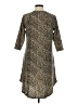 Tickled Teal Animal Print Brown Casual Dress Size M - photo 2