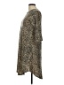 Tickled Teal Animal Print Brown Casual Dress Size M - photo 5