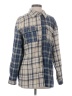 Princess Polly 100% Polyester Plaid Blue Long Sleeve Blouse Size 4 - photo 1