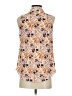 Always Indigo Orange Sleeveless Blouse Size S - photo 2