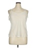 Elle 100% Polyester Ivory Sleeveless Top Size XL - photo 1