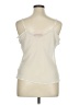 Elle 100% Polyester Ivory Sleeveless Top Size XL - photo 2