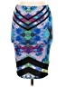 rue21 Graphic Blue Casual Skirt Size M - photo 1