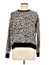 MICHAEL Michael Kors Animal Print Black Pullover Sweater Size M - photo 1