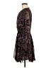 Allison Joy 100% Polyester Paisley Brown Casual Dress Size M - photo 5