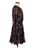 Allison Joy 100% Polyester Paisley Brown Casual Dress Size M - photo 4