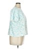 Basic Editions 100% Cotton Floral Blue Short Sleeve T-Shirt Size XL - photo 4