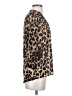Ellison 100% Polyester Animal Print Brown 3/4 Sleeve Blouse Size S - photo 4