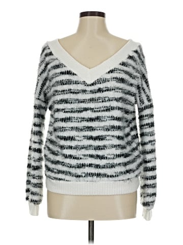 White Birch Pullover Sweater (view 1)