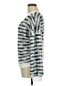 White Birch Stripes Silver White Pullover Sweater Size M - photo 5