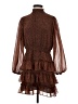 Express 100% Polyester Animal Print Brown Cocktail Dress Size S - photo 1