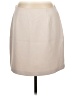 LOFT Versa 100% Polyester Solid Tan Formal Skirt Size 10 - photo 2