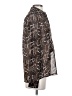 Single Los Angeles Animal Print Brown Long Sleeve Blouse Size XS - photo 4