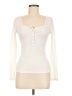 Shein Ivory Long Sleeve T-Shirt Size 6 - photo 1
