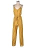 Ambiance Stripes Yellow Jumpsuit Size S - photo 1