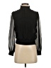 1.State 100% Polyester Black 3/4 Sleeve Blouse Size S - photo 1