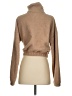 Zaful 100% Polyester Brown Fleece Size S - photo 2