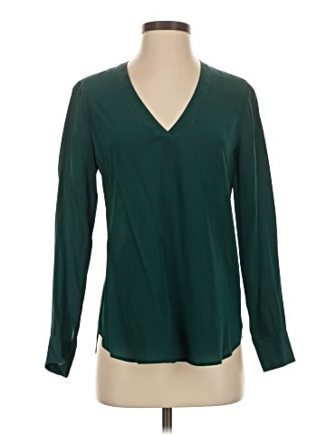 J.Crew Long Sleeve Silk Top (view 1)