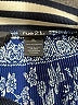 rue21 100% Polyester Paisley Blue Casual Skirt Size XL - photo 4
