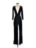 Capulet 100% Polyester Solid Black Jumpsuit Size S - photo 1