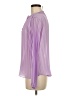 MNG 100% Polyester Purple Long Sleeve Blouse Size 8 - photo 5