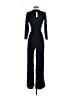 Capulet 100% Polyester Solid Black Jumpsuit Size S - photo 2