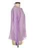 MNG 100% Polyester Purple Long Sleeve Blouse Size 8 - photo 4