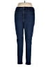 Ann Taylor Solid Blue Jeans Size 14 - photo 1