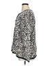 Karen Scott 100% Cotton Animal Print Silver Cardigan Size 1X - photo 5