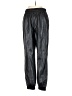 Unbranded 100% Polyurethane Metallic Black Track Pants Size S (estimated) - photo 2