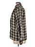Yves St. Clair 100% Polyester Houndstooth Silver Long Sleeve Blouse Size 16 - photo 5