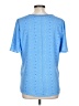 Apt. 9 100% Polyester Blue Short Sleeve Blouse Size L - photo 2