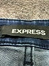 Express Solid Blue Jeans Size 4R - photo 4