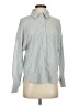 MNG Gray Long Sleeve Button-Down Shirt Size 4 - photo 1