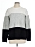 J.Crew Factory Store Color Block Gray Pullover Sweater Size L - photo 1