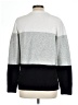 J.Crew Factory Store Color Block Gray Pullover Sweater Size L - photo 2