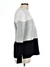 J.Crew Factory Store Color Block Gray Pullover Sweater Size L - photo 4