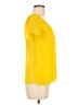 H&M 100% Polyester Yellow Short Sleeve Top Size 6 - photo 4