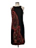 Taylor Paisley Black Cocktail Dress Size 8 - photo 1