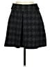 Express Design Studio Houndstooth Black Casual Skirt Size 4 - photo 1
