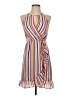 Mi ami 100% Polyester Stripes Pink Casual Dress Size XS - photo 1