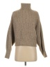 H&M Metallic Tan Turtleneck Sweater Size XS - photo 1