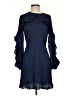 Maison Jules 100% Polyester Solid Blue Casual Dress Size 2 - photo 1