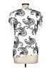 Liv White Short Sleeve Blouse Size L - photo 2