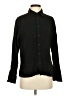 Rag & Bone Solid Black Long Sleeve Button-Down Shirt Size M - photo 1