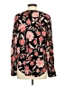Ann Taylor Floral Black Long Sleeve Blouse Size S - photo 2